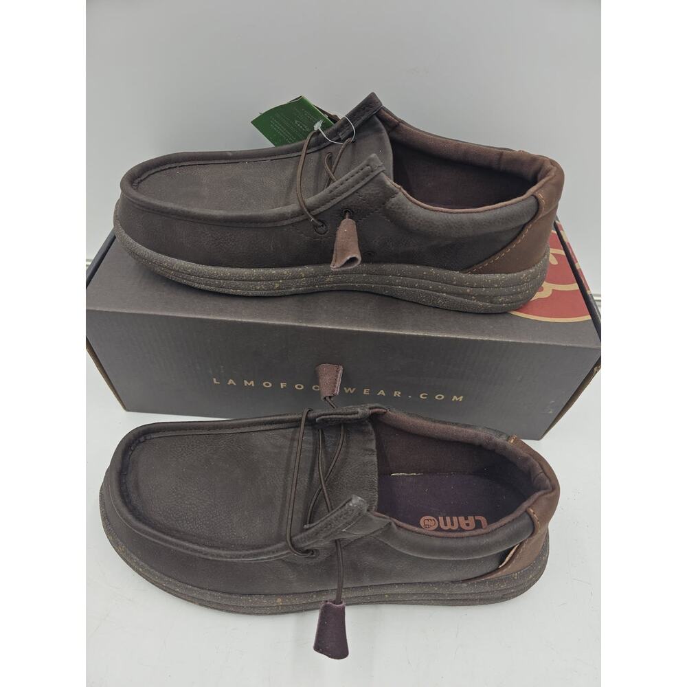 Lamo Men's 13 Paul Chocolate Wax Slipon Brown Comfort Casual Dress All Year Wear